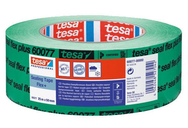 Tesa Byggfolietejp Tätningstejp Sealflex+ 50mm 25m