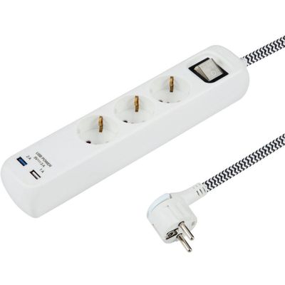 Bårebo Grenuttag 3V USB Jordad 3A