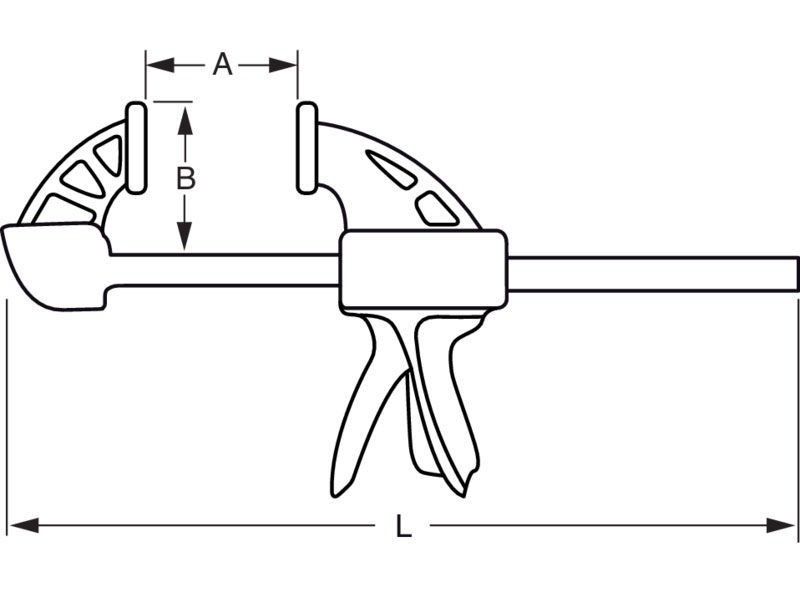Bahco QC-300A Snabbtving 300mm