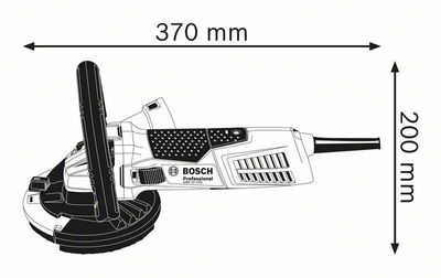 Bosch GBR 15 CAG Betongslip inkl. slipskiva (L-Boxx)