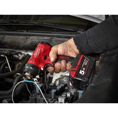 Milwaukee M18 BHG-0 Batteridriven Varmluftspistol 18V (utan batterier)