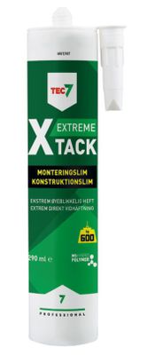 TEC7 X-TACK Monteringslim 290ml – Miljöanpassat och Extra Stark