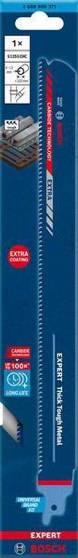 Bosch Expert ‘Thick Tough Metal’ S 1255 CHC tigersågblad 300mm 1st CARBIDE