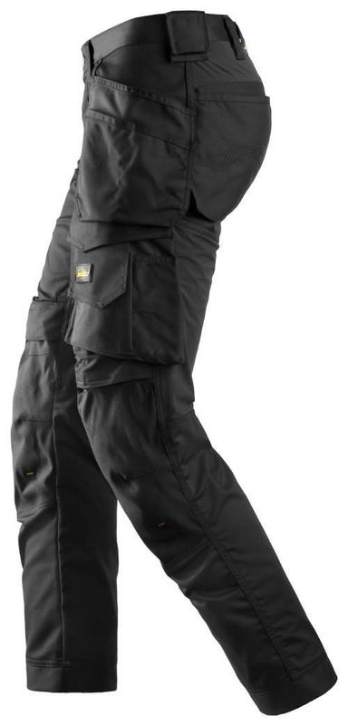 Snickers 6241 AllroundWork Arbetsbyxa Stretch Hölsterfickor Svart