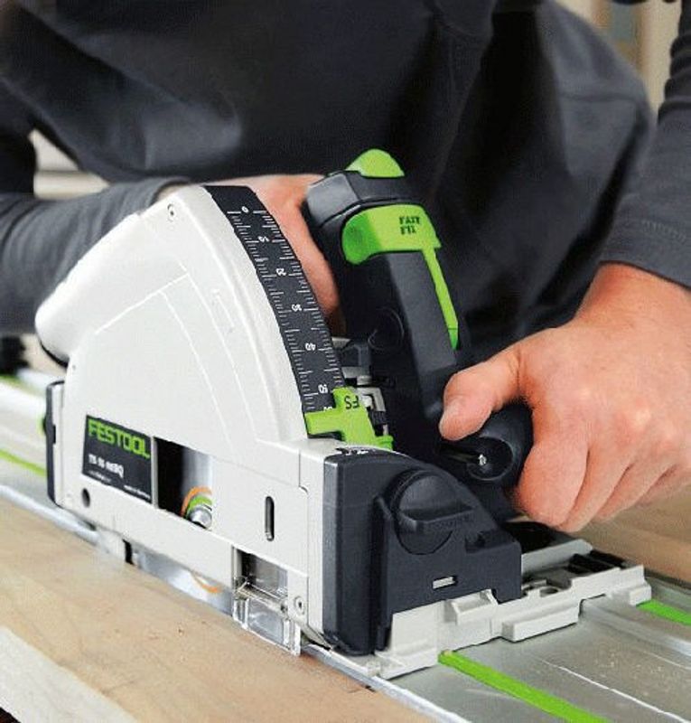 Festool TS 55 FEBQ-Plus Sänksågspaket (2 skenor, 2 Skarvstycken, 2 tvingar, förvaringsväska)
