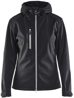 Blåkläder Jacka Softshell 49192517 Dam Svart/Silver