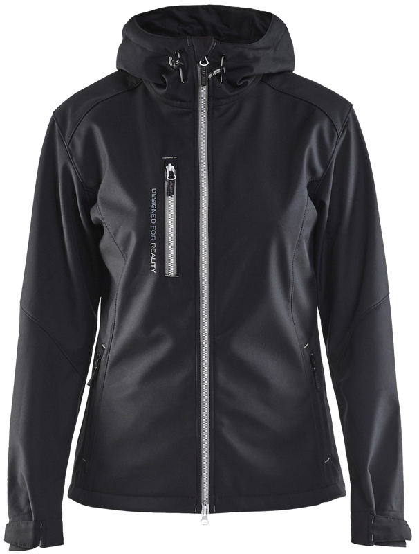 Blåkläder Jacka Softshell 49192517 Dam Svart/Silver