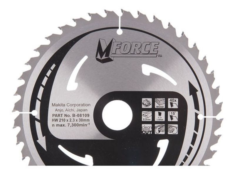 Makita B-08109 Sågklinga 210x30 40T
