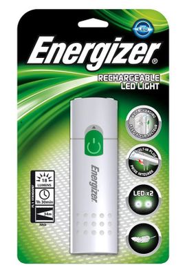Energizer Ficklampa Uppladdningsbar (18 lumen)