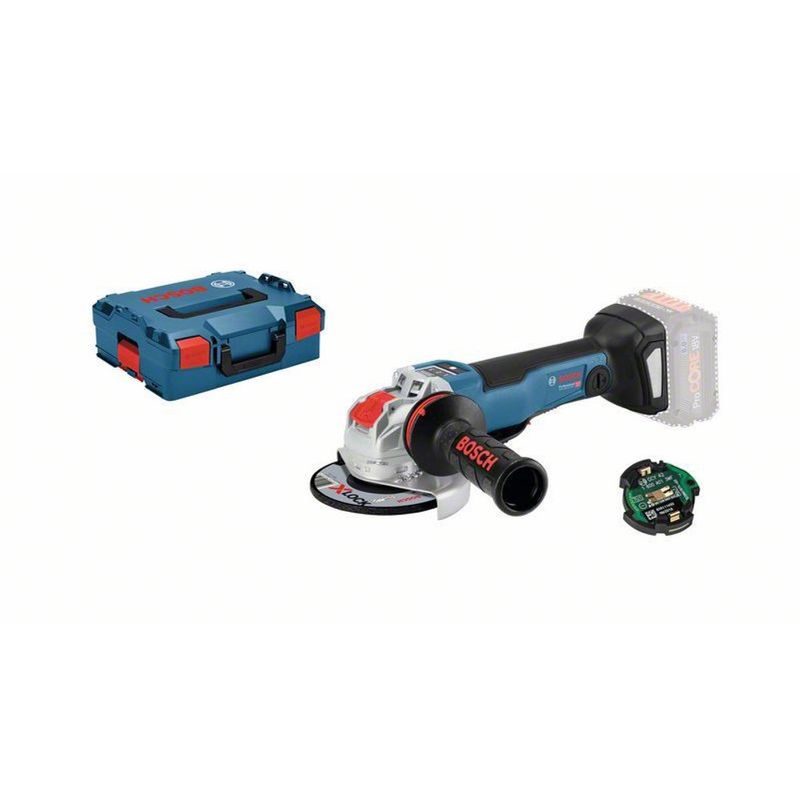 Bosch GWX 18V-10 PSC Vinkelslip 18V 125mm X-LOCK L-BOXX (utan batteri)
