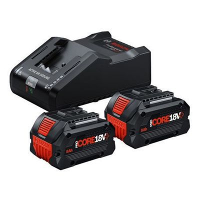 Bosch ProCORE18V+ + GAL 18V-160 Batteripaket 18V (2x8,0Ah)