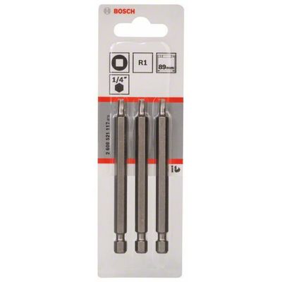 Bosch skruvbits extrahård XH R1-R3 89mm 3-P