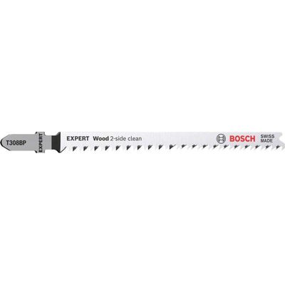 Bosch Expert 'Wood 2-side clean' T 308 BP sticksågblad, 5 st