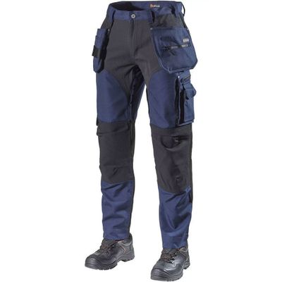 L.Brador Hantverkarbyxa 1042PB Stretch Marinblå