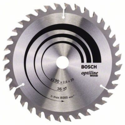Bosch Cirkelsågsklinga 190x20mm 36T