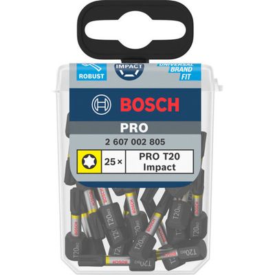 Bosch Impact Control Bits T20 25mm 25st