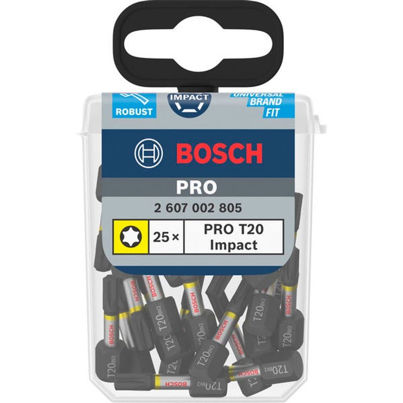 Bosch Impact Control Bits T20 25mm 25st