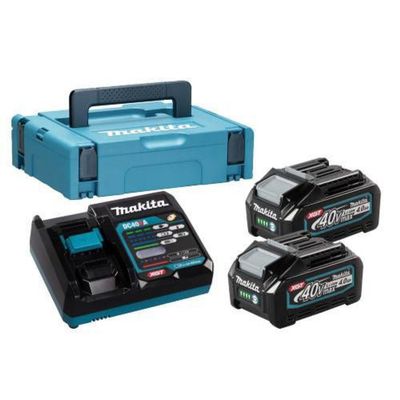 Makita 191J97-1 Powerpack 40V XGT (2x4,0Ah + laddare)