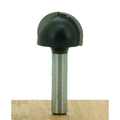 Delver Hålkälsfräs R12,7 Ø25,4 mm – R12,7 25,4x15,9x51, skaft 8 mm
