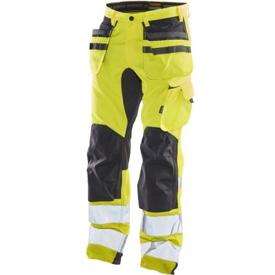 Jobman Varsel Hantverksbyxa 2240 Stretch Gul/Svart