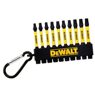 DeWalt DT7275 Torx Bitsset Impact 10-delar med bältesclips