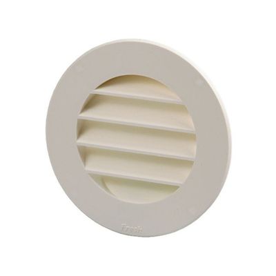 Fresh Ventilgaller runt vit 140 mm 422311