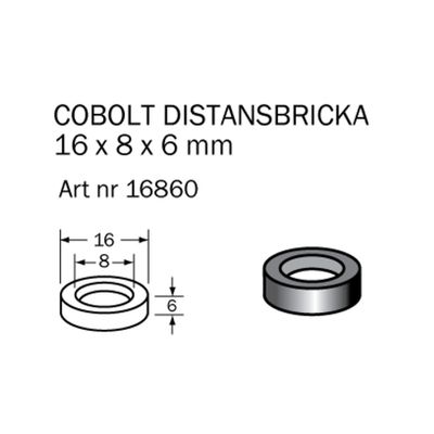 Cobolt Distansring 6 mm D16