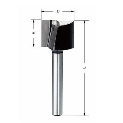 Delver Notfräs bottenskärande Ø3 mm – 3x15x58, skaft 8 mm