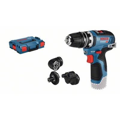 Bosch GSR 12V-35 FC Borrskruvdragare 12V FlexiClick med 4 tillsatser (utan batteri)