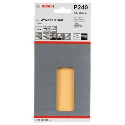 Bosch Slipark C470 93x186mm K240 10st