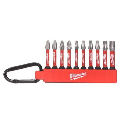 Milwaukee Shockwave Bitssats 10-delar Impact 50mm