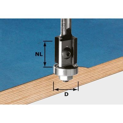 Festool Kantfräs med vändskär HW S8 D19/20WM Z2