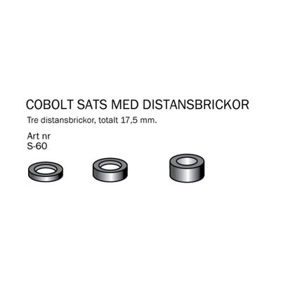 Cobolt Distanssats S-60