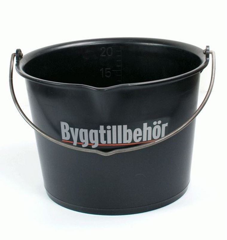 Tebo Hink 20 L med pip Heavy Duty Polyeten svart 515146