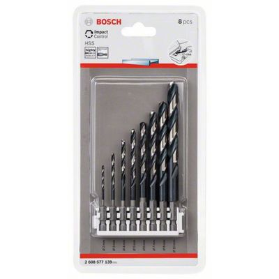 Bosch Metallborrsats HSS IMPACT 2-10mm (8-delar)