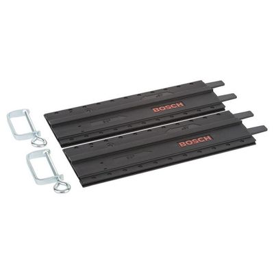 Bosch Styrskena i plast 2x350 mm med skruvtvingar