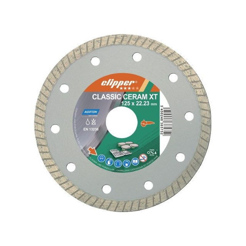 Norton Diamantkapklinga Classic Ceram XT 125x22,23 mm
