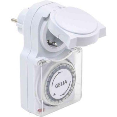 Gelia Timer EMT444S Mekanisk Utomhus Jordad IP44 16A