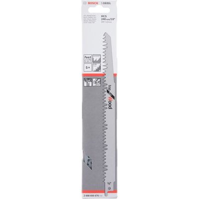 Bosch S 1531 L Tigersågblad HCS 240mm 5st