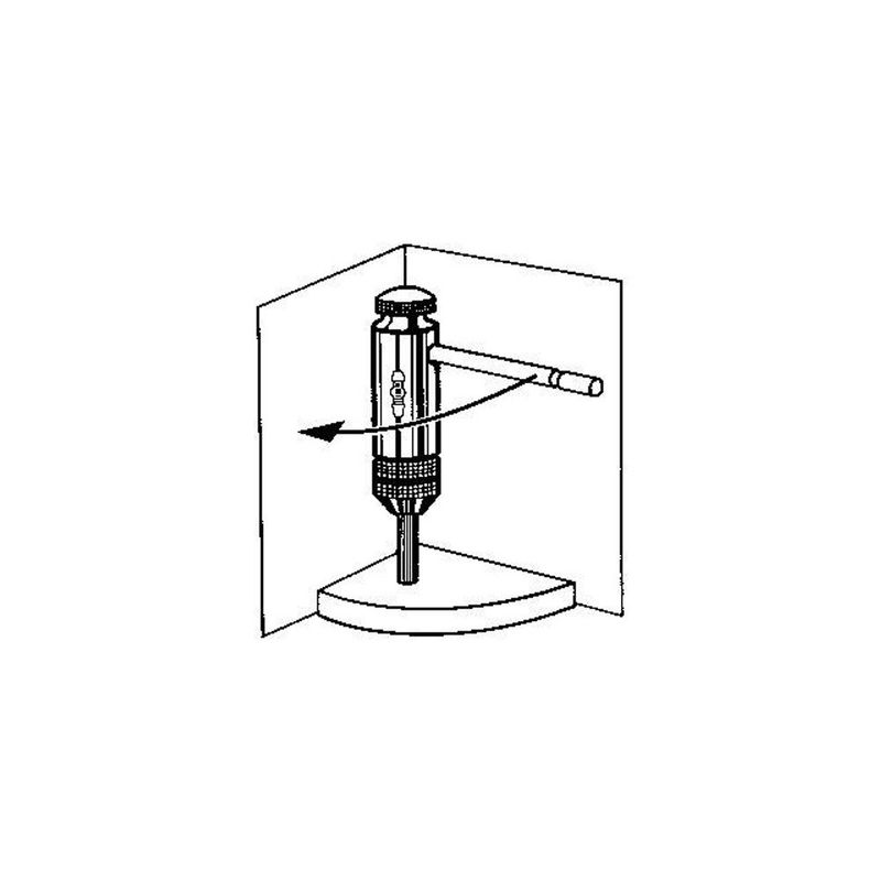 Gängtappshållare med spärr 2,0–5,0 mm