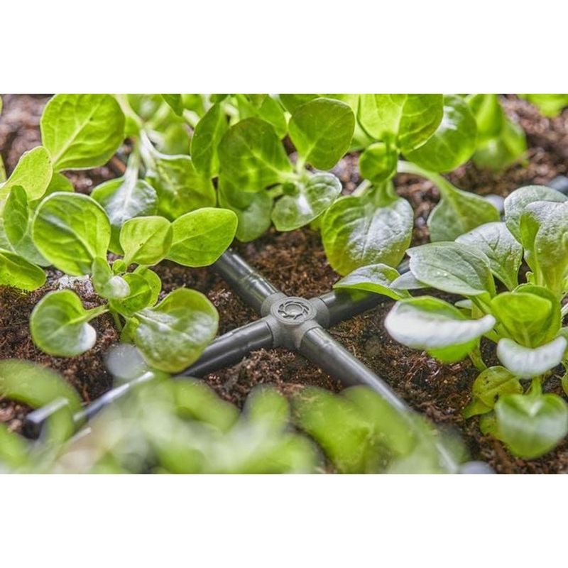 Gardena Micro-Drip Krysskoppling 4,6 mm (3/16") 10 st 13214-20