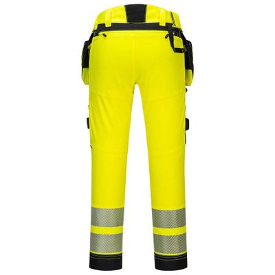 Portwest DX442 Varselbyxa Hi-Vis KL2 4-vägsstretch Gul/Svart