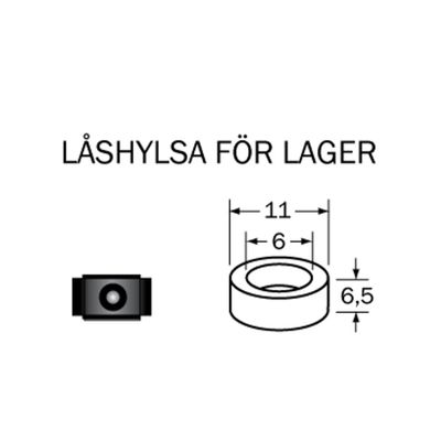 Cobolt LH-116 Låshylsa 11 x 6 x 6,5 mm