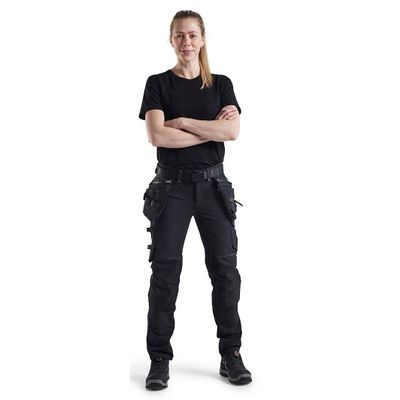 Blåkläder Hantverksbyxa Dam X1900 4-vägsstretch Svart