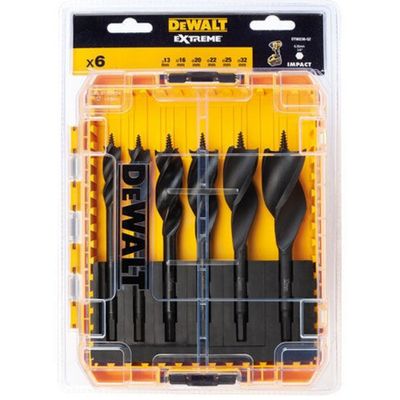 DeWalt DT90238 Träspiralborrsats 3-skärs Extreme 5-delar