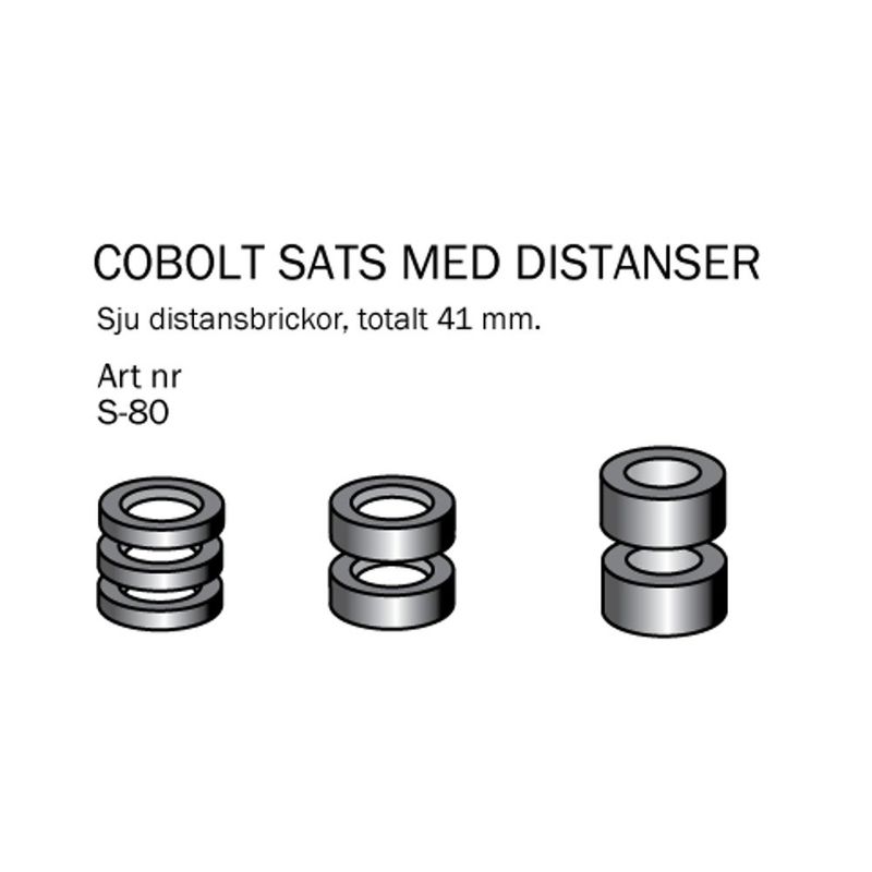 Cobolt Distanssats S-80