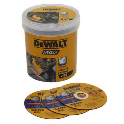 DeWalt DT20540 Kapskiva 125x1mm för metall 100-pack