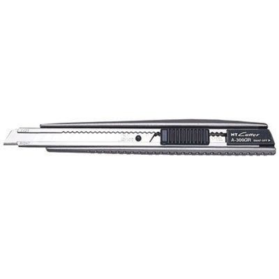 NT Cutter A-300GRP Brytbladskniv Metall 9 mm Auto-Lock