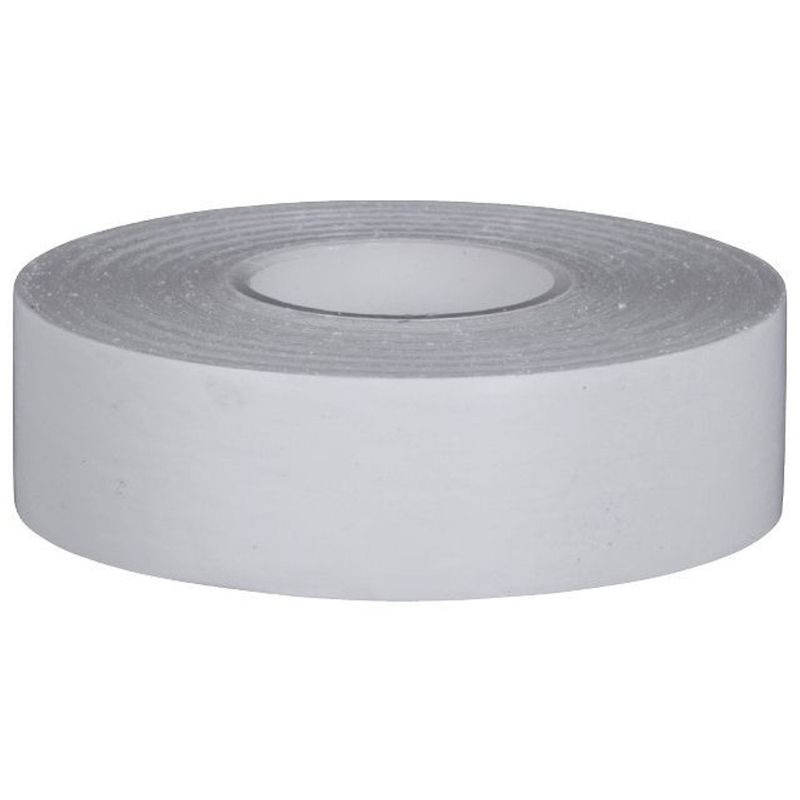 Stokvis Eltejp PVC S-märkt Vit 19 mm x 20 m