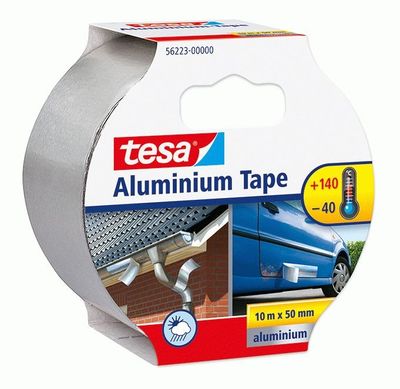 Tesa 56223 Aluminiumtejp 50 mm x 10 m